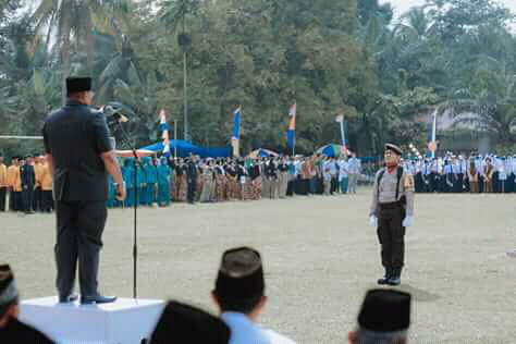 Upacara peringatan HUT RI ke-73 Di Kelurahan Beringin Jaya Berlangsung Sukses